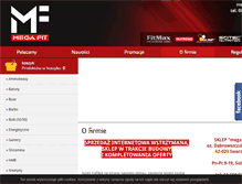 Tablet Screenshot of mega-fit.pl